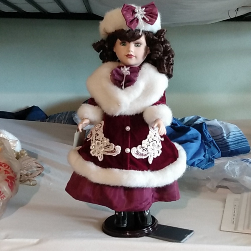 Porcelain girl doll.